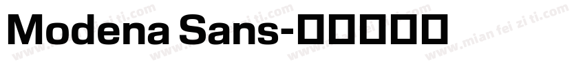 Modena Sans字体转换